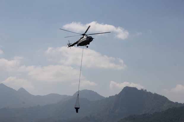 BNPB Kerahkan Helikopter untuk Padamkan Kebakaran Hutan Gunung Arjuno