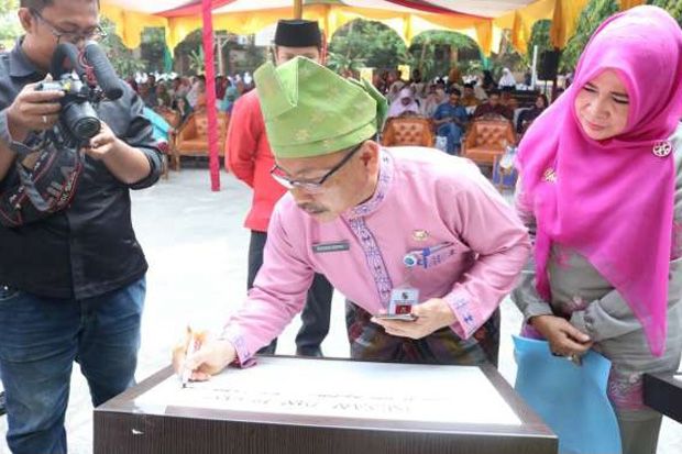 Perpustakaan SMK Labor Wakili Riau di Tingkat Nasional