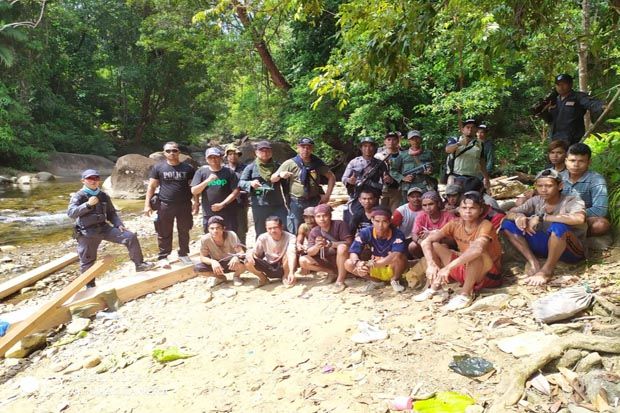 Balai Gakkum LHK Kalimantan Amankan 17 Pelaku Pembalakan Liar