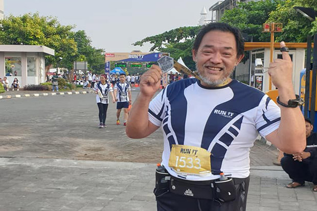 Oentung P Setiono, Legenda Judo yang Meningggal saat Ikut Surabaya Marathon