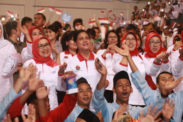 Iriana Jokowi dan Mufidah Jusuf Kalla Kunjungi Batam