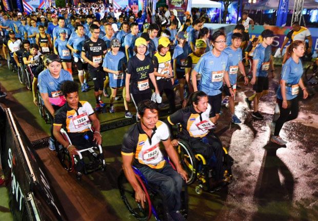 3000 Pelari dan 40 Atlet Difabel Ikut Bangkok City Run 2019