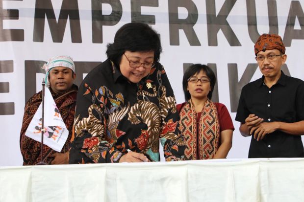 Menteri LHK Tegaskan Jokowi Selalu Perhatikan Masyarakat Adat