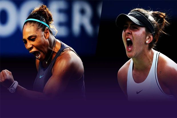 Duel Bersejarah Serena vs Bianca di Final Rogers Cup