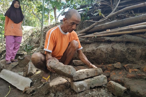 Struktur Batu Bata Kerajaan Majapahit Ditemukan di Mojokerto