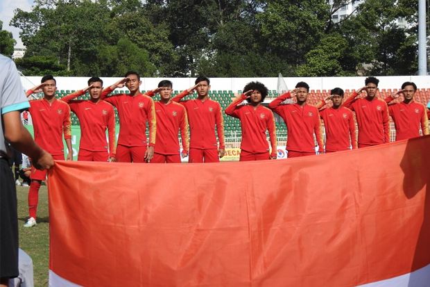 Imbang dengan Myanmar, Timnas Indonesia U18 Juara Grup