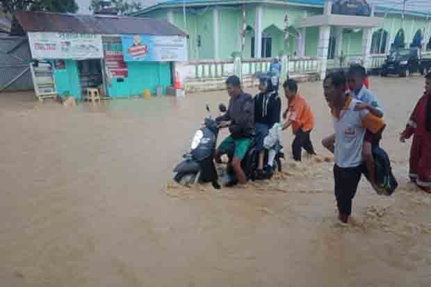 Banjir Rendam Dusun Mamolo di Kabupaten Nunukan Kaltara