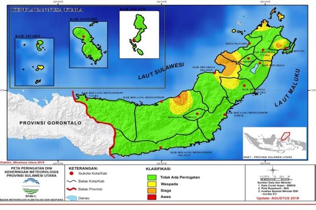 BMKG Ingatkan Ancaman Bencana Kekeringan di Sulawesi Utara