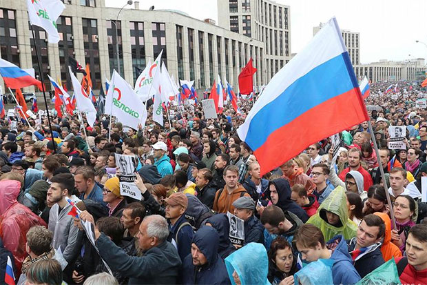 Kremlin: Aksi Protes di Moskow Belum Timbulkan Krisis Politik