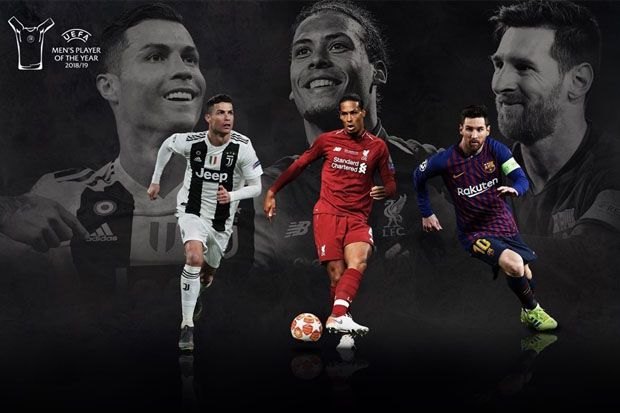 Messi, Ronaldo, Van Dijk Berebut Gelar Pemain Terbaik Eropa