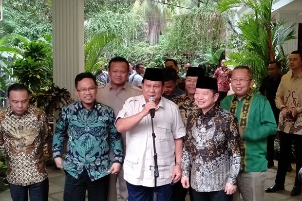 Prabowo dan Suharso Bahas Usulan 10 Pimpinan MPR