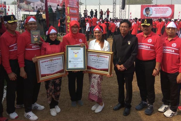 Tari Kolosal Indonesia Bekerja Ditjen PAS Cetak Rekor MURI
