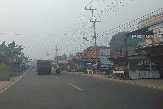 Kabut Asap Menyelimuti Kota Jambi