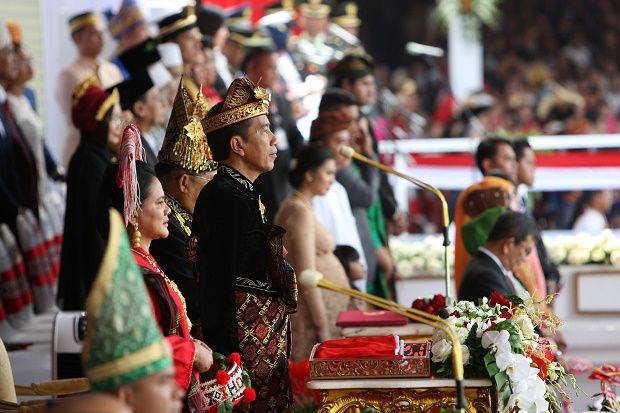 Prioritaskan Keutuhan NKRI Jadi Pesan Jokowi di HUT ke-74 RI