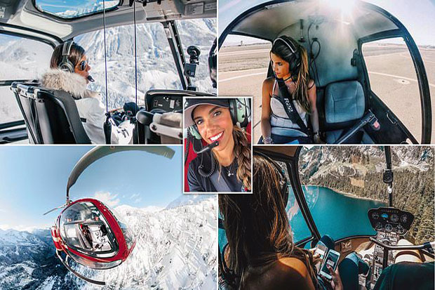 Ratusan Ribu Follower Terpana Lihat Aksi Pilot Wanita Muda
