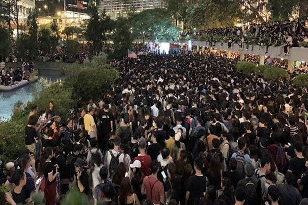 Demonstran Hong Kong Minta AS dan Inggris Bertindak