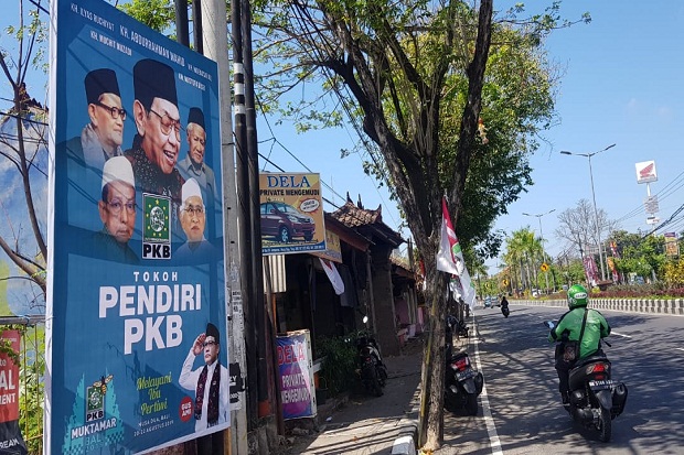 Ribuan Bendera PKB Hiasi Nusa Dua Bali