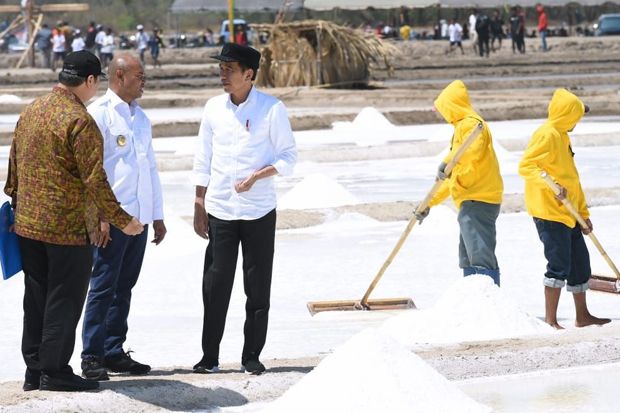 Kualitas Garam NTT Bikin Jokowi Terkesan