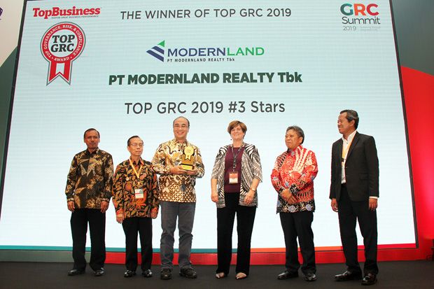 Modernland Realty Raih Penghargaan Top GRC 2019