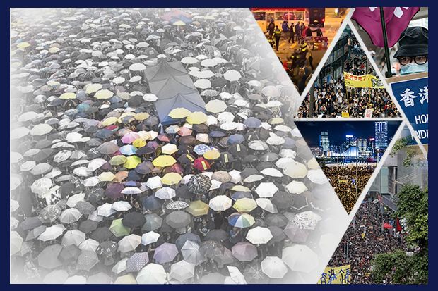 7 Deretan Gerakan Demonstrasi Besar-besaran di Hong Kong