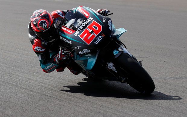 Marquez Dikalahkan Quartararo di Sesi Pemanasan MotoGP Inggris