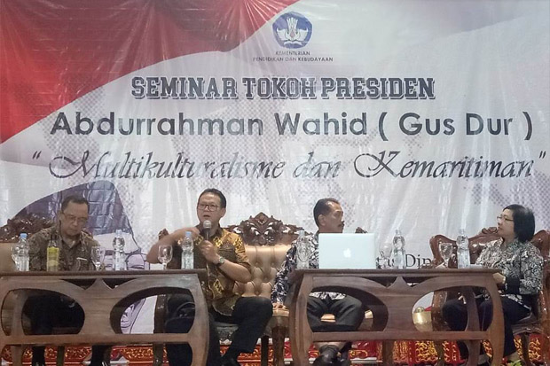 Gelar Seminar di Undip, Kemendikbud Bedah Pemikiran Gus Dur di Bidang Maritim