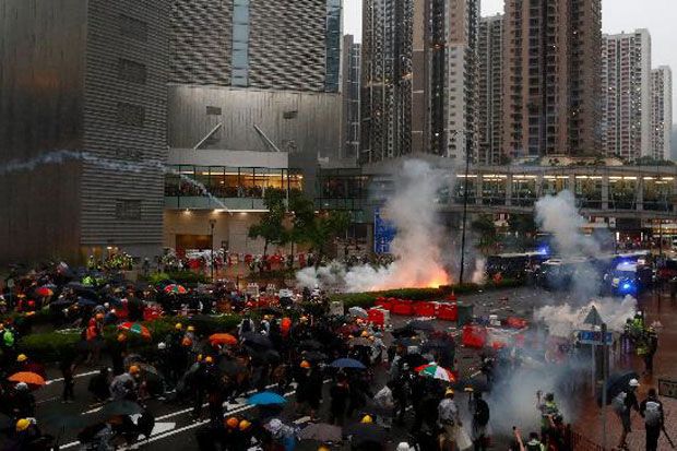 Kepolisian Hong Kong Tahan 36 Orang Terkait Kerusuhan
