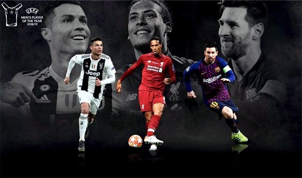 Pemain Terbaik UEFA: Messi, Ronaldo, atau Van Dijk?