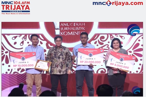Radio MNC Trijaya Menangkan 2 Anugerah Jurnalistik Kominfo