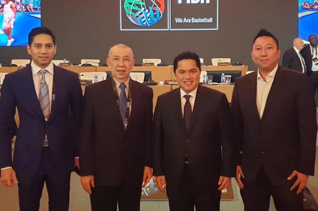 Erick Thohir Kembali Terpilih sebagai Anggota Dewan Pusat FIBA