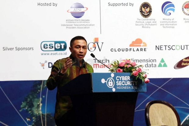 Wakil Kepala BSSN Dharma Pongrekun Resmi Sandang Bintang Tiga