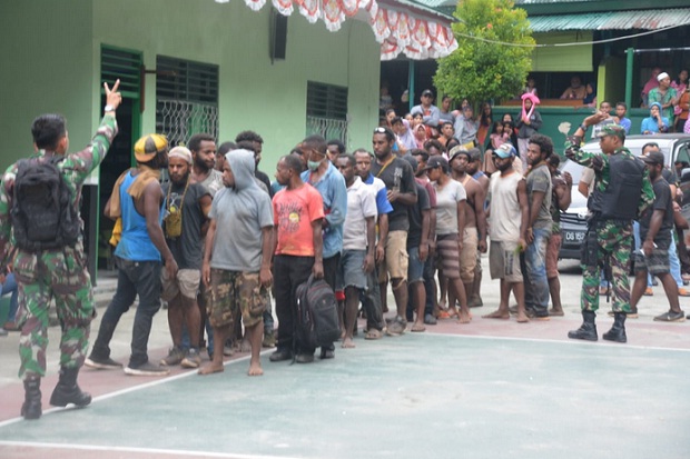 Massa Pendemo di Jayapura Papua Sepakat Tak Mau Ikut Aksi Lagi