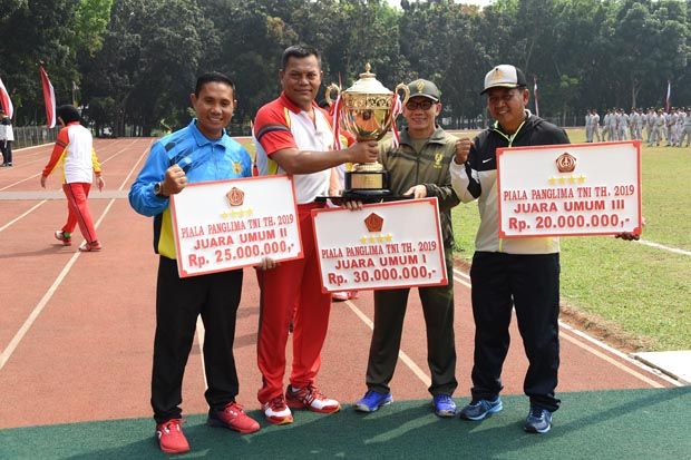 TNI AD Juara Umum Piala Panglima TNI 2019