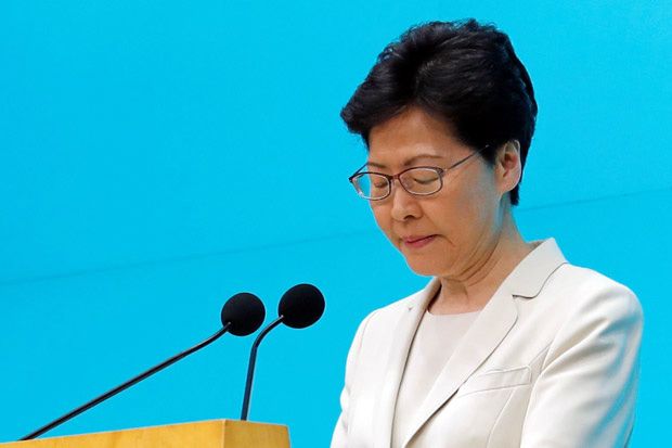 Pencabutan RUU Ekstradisi, Carrie Lam: China Dukung Saya
