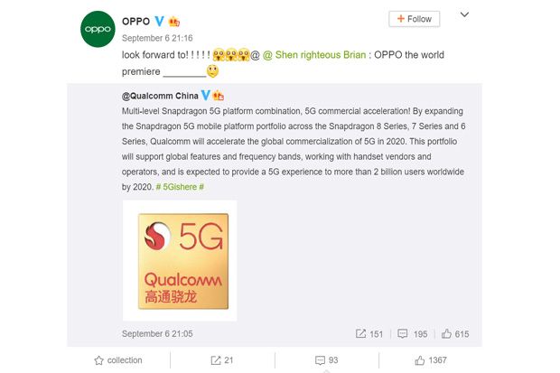 Oppo Langsung Sambar Kemunculan Snapdragon 700 Series 5G