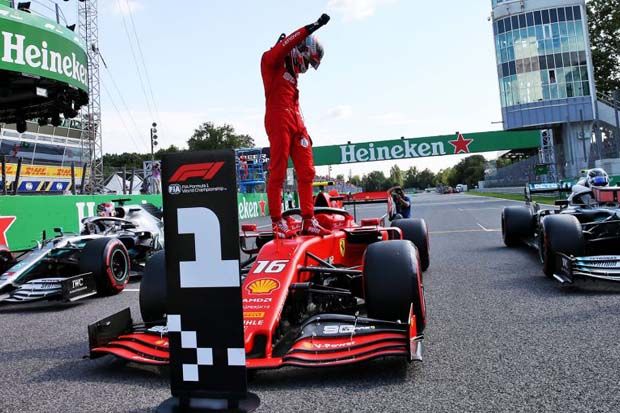 Kalahkan Hamilton, Leclerc Rebut Posisi Pole