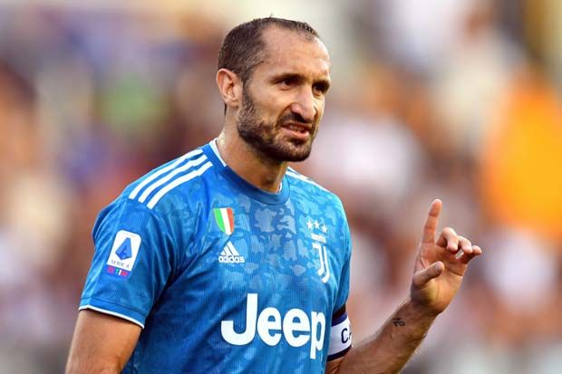 Absen 6 Bulan Chiellini Jadi Kapten Tak Bermain Juventus