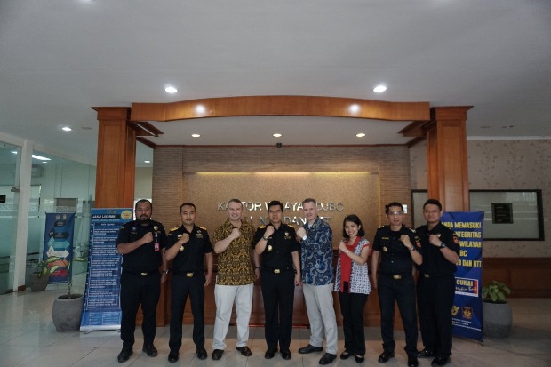 Bahas Sinergi, US ICE-HSI bertemu dengan Bea Cukai Bali Nusa Tenggara