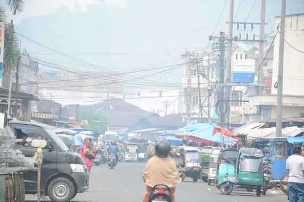 Kabut Asap Masih Menyelimuti Kota Padangsidimpuan