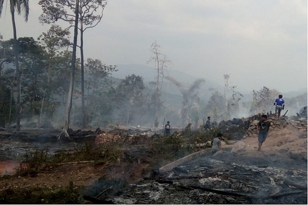 Satu Kampung di Baduy Luar Ludes Terbakar
