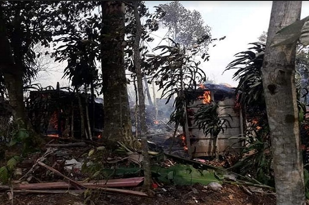 1 Kampung di Baduy Luar Ludes Terbakar, 60 Kepala Keluarga Ngungsi