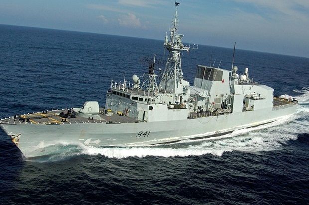Kapal Perang Kanada Lintasi Selat Taiwan, China Marah