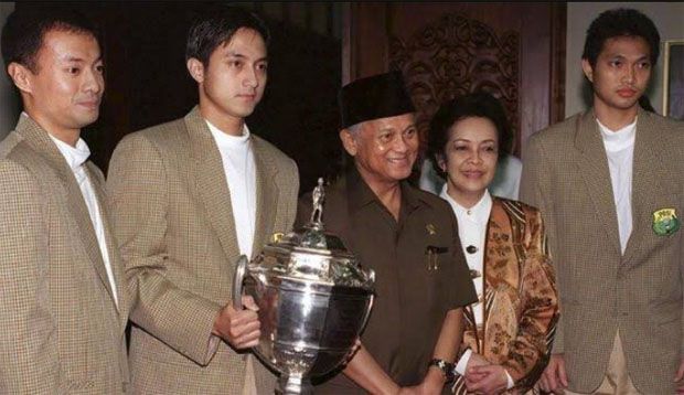 Habibie Saksi Ketangguhan Tim Piala Thomas Indonesia