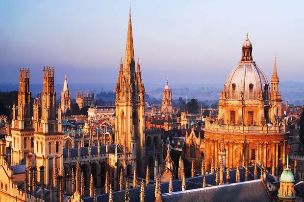 Laporan Times Higher Education, Oxford Kampus Terbaik Dunia