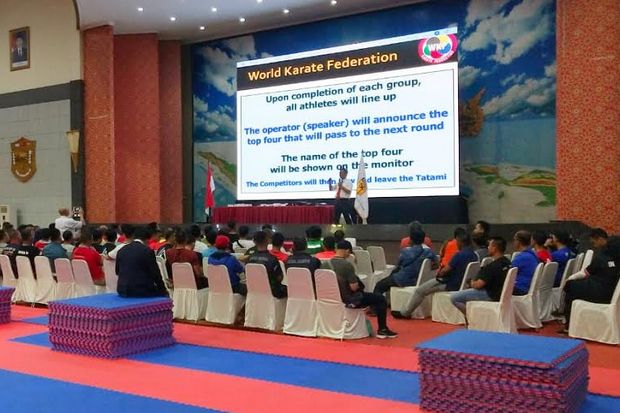 126 Wasit FORKI Ikuti Seleksi Kejuaraan Karate Piala Panglima TNI
