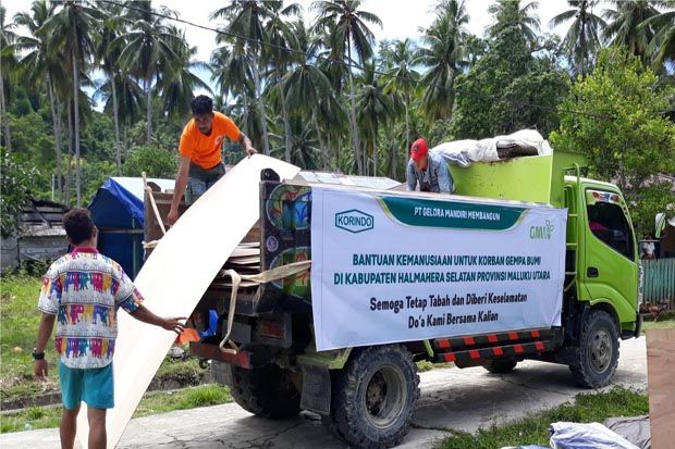 GMM Dukung Pemulihan Bencana Alam di Gane Dalam Halsel