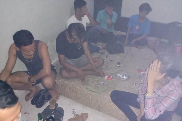 Pesta Miras di Kosan, 9 Muda-Mudi Diamankan Polisi