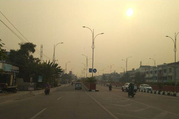 Karhutla Terus Terjadi, Asap Kian Pekat di Palembang