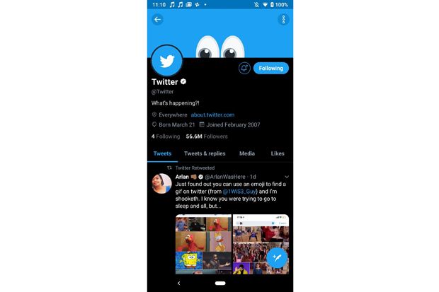 Peluncuran Dark Mode Twitter untuk Handphone Android Ditunda