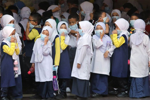 Dampak Kabut Asap, 300 Sekolah di Johor Bahru Ditutup